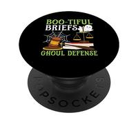 Boo-Tiful Slip de défense de Goule Effrayant Avocat Halloween PopSockets PopGrip Adhésif