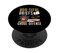 Boo-Tiful Slip de défense de Goule Effrayant Avocat Halloween PopSockets PopGrip Adhésif
