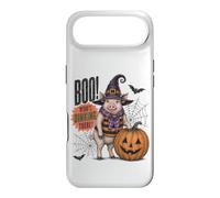 Boo Whos Oinking There Funny Halloween Witch Pig Coque pour iPhone Air
