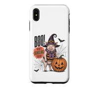 Boo Whos Oinking There Funny Halloween Witch Pig Coque pour iPhone XS Max