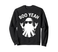 Boo Yeah Ghost Lunettes de Soleil Shaka Sign Halloween Surfer Sweatshirt
