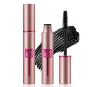 Boobeen 2 mascaras waterproof volume et allongement, effet recourbé, tubing noir, longue tenue, résistant aux traces