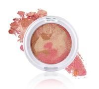 Boobeen Baked Powder Blush, Blush Léger et Chatoyant pour les Joues, Ombres à Paupières, Blush Compact pour le Visage, Crée un éclat Radieux et Naturel à Porter Toute la Journée