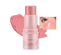 Boobeen Crème Blush Stick Maquillage pour les joues, Multi-usage Maquillage Mat Cheek Wand Blusher Facile à Estomper, Finition Rosée Naturelle de Longue Durée pour un Eclat Radieux