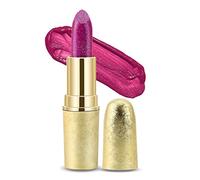 Boobeen Glitter Lipstick Hydrating Lip Balm Sparkling Shine Lip Color Nonstick Highly Pigmented Formula Gives Metallic Finish Lip Makeup for Women and Girls