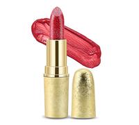 Boobeen Glitter Lipstick Hydrating Lip Balm Sparkling Shine Lip Color Nonstick Highly Pigmented Formula Gives Metallic Finish Lip Makeup for Women and Girls