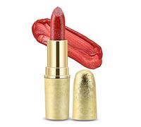 Boobeen Glitter Lipstick Hydrating Lip Balm Sparkling Shine Lip Color Nonstick Highly Pigmented Formula Gives Metallic Finish Lip Makeup for Women and Girls (Pétillant #7)
