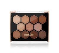 Boobeen Palette de 11 ombres à paupières - mates et irisées, poudre crémeuse hautement pigmentée, pour des looks spectaculaires de jour comme de nuit, faciles à estomper et neutres