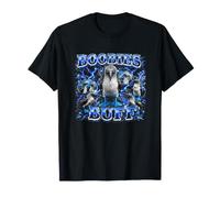 Boobies Buff Humour avec Pieds Bleu T-Shirt
