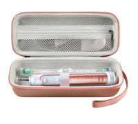 Boobowl Étui compatible avec brosse à dents électrique Philips Sonicare ProtectiveClean 4100 6100 5100 6500 7500 - Sac de voyage pour brosse à dents électrique Oral-B Pro et Chager et accessoires, or