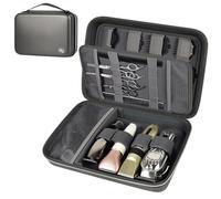 Boobowl Étui de voyage rigide pour tondeuse à cheveux, fournitures de barbier - Support de rangement pour tondeuse Ufree/pour kit de toilettage Wahl Men - Boîte uniquement (gris foncé)