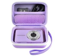 Boobowl VOXPAN Sac pour Appareil Photo Numérique 21 MP 1080P HD 2,7" Zoom 8X - Étui de Rangement pour Débutant, Lilas - Sac à Dos pour Enfant