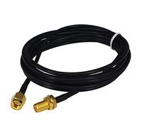 Boobrie 2M RP-SMA Mâle à Femelle Câble RP-SMA à Faible perte RG174 Antenne WiFi antenne câble coaxial antenne FPV queue de cochon pour antenne WiFi 4G sans fil Mini PCI Adaptateur WiFi Routeur WiFi