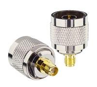Boobrie Adaptateur SMA Femelle vers N Mâle, Connecteur Coaxial 50 Ohms Basse Perte pour Antenne Extérieure 4G LTE 5G WiFi, Câble RG58, Routeur, Module Radio Amateur