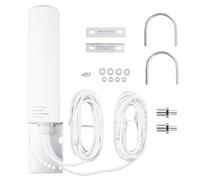 BOOBRIE Antenne 4G LTE/5G Antenne Extérieure Omnidirectionnelle à Gain Élevé 10dBi 698-2700 3300-3800MHz SMA 5M Câble TS9 pour Routeur 4G LTE 5G Passerelle Modem CPE Caméra De Suivi Cellulaire