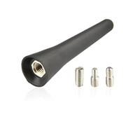 BOOBRIE Antenne Radio Voiture FM AM Dab 50 ohms 6,5cm Mini Antenne Voiture avec 3 Vis M4/M5/M6, pour la Réception Radio FM AM Dab