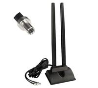 BOOBRIE Antenne TS9 5G 4G 5dBi à gain élevé 2400 MHz-5800 MHz Dual MIMO TS9 mâle base magnétique avec câble coaxial RG174 de 2 m pour routeurs 4G LTE, points d'accès Wi-Fi, appareils IoT industriels