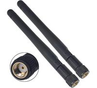 BOOBRIE Antenne WiFi 3DBi MIMO Dual Band 2.4GHz 5GHz 5.8GHz Omnidirectionnelle RP-SMA Mâle pour PC/Carte WiFi/Routeur/Booster/IP Caméra - Bande B/G/N - 2PCS