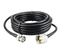 Boobrie Câble BNC Mâle UHF Mâle PL259 Câble Coaxial RG58 50ohms CB Radio Antenna BNC PL259 Connecteur UHF pour Radios Bidirectionnelle Radio VHF Marine Talkie-Walkie