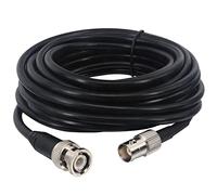 BOOBRIE Câble coaxial BNC mâle vers femelle 5 m RG58/U à faible perte