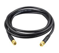 Boobrie Câble Coaxial RG58/U 2M SMA Mâle vers SMA Mâle Rallonge Câble 50 Ohms Basse Perte Blindé pour Antenne WiFi 4G 5G, Routeur, Module LoRa, Drone FPV, Raspberry Pi