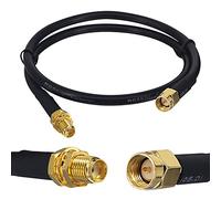 BOOBRIE Élevé 50CM Câble d'Antenne WiFi Câble Coaxial RG58/U SMA Mâle à SMA Femelle Câble SuperFlex RG58 50ohms Faible Perte Câble Extension SMA Mâle Femelle pour 2G 3G 4G LTE Antenne WiFi Routeur LAN