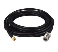 Boobrie Élevé 5M Câble SMA Mâle à N Femelle Câble Coaxial RG58/U Faible Perte Câble d'Antenne WIFI 50ohms SMA Mâle N Femelle Adaptateur N Femelle SMA Mâle pour 3G 4G 5G/LTE/ADS-B/WiFi/RF Radio Antenne