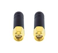 BOOBRIE Module antenne WiFi RP SMA mâle Petit Manchon en Caoutchouc 3 cm omnidirectionnel amplificateur de Signal amplificateur de Modem Adaptateur récepteur réseau