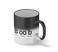 Boobs the invention of the word Magie noire tasse à café Mug