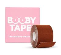 Booby Tape, Bande adhésive pour soutien-gorge adaptée à toutes les tailles de poitrine, pour un maintien et une confiance en soi accrus. Polyvalente et idéale, sans latex, 5 m, couleur marron.