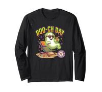Booch Day Fantôme Amusant Vacances Plage Spooky Summer Halloween Manche Longue