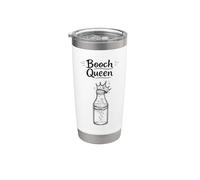 Booch Queen Cadeau de brasseur Kombucha Gobelet isotherme en acier inoxydable double paroi
