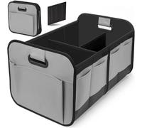 Booda Brand Organiseur de Coffre pour Hyundai i30 II 2012-2017 | Triez les affaires, stoppez les glissades et portez tout avec ce bac de coffre pliable à couvercle.