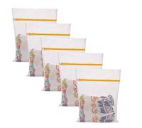 Booding 5Pcs Filet À Linge Lingerie Sac De Lavage Machine À Laver Filet De Lavage pour Protéger Vos Manteau sous-Vêtements Soutiens-Gorge Chaussettes Pantalons Maille Grossière 40 * 50Cm