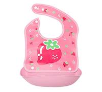 Boodtag Bavoirs imperméables en silicone pour bébé tout-petits facile à nettoyer avec attrape-miettes