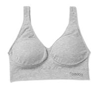 Boody Organic Bamboo EcoWear Soutien-gorge rembourré pour femme | sans coutures avec rembourrage amovible | durable et éthique - Gris - M