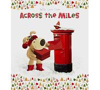 Boofle Across The Miles Christmas Greeting Card Foiled Xmas Cards
