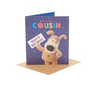 Boofle Carte d'anniversaire pour cousin - Motif mignon