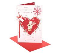 Boofle Carte de Noël pour fille | Cadeaux de Noël | Pour elle, filles, femmes | Design mignon | Avec enveloppe | 25,4 x 16,5 cm