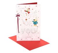 Boofle Carte de Noël pour les deux | Cadeaux de Noël | El/Lui | Design mignon | Avec enveloppe | 22,9 x 14,9 cm