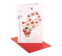 Boofle Carte de Noël pour maman | Cadeaux de Noël | Pour elle, filles, femmes | Design mignon | Avec enveloppe | 25,4 x 16,5 cm
