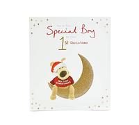 Boofle Gifts Carte de Noël pour bébé garçon