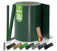 BooGardi Bande brise-vue en PVC - 19 cm x 35 m - Vert - 4 rouleaux - 450 g/m² - Avec 30 clips - Panneau de clôture pour clôture à double fil et clôture de natte - Opaque et résistant aux intempéries