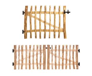 BooGardi Portail Piéton en Bois Haselnuss Kit de Construction, Brun