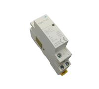 BOOGHIGC Contacteur modulaire Domestique à Courant Alternatif CT1 2P 25A 1NC 1NO 220V/230V 50/60HZ Type Rail