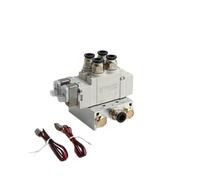 BOOGHIGC Électrovanne combinée SY3120, vanne de Commande de Cylindre à Commande électronique Unique SY3120-5LZD-M5 SY3120-6LZD-M5(7 Station)