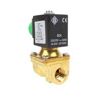 BOOGHIGC Électrovanne normalement fermée 12 V 220 V 24 V 110 V DN15 1/2 DN20 21H7KV120 21H8KV120 21H9KV180(12v)
