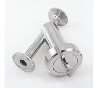 BOOGHIGC Filtre en Y en Acier Inoxydable 304, diamètre extérieur du Tuyau 19 mm x diamètre extérieur de la Virole 50,5 mm, raccord Tri Clamp, Maille 20-150.(40 Mesh)