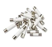 BOOGHIGC Fusible 10 pièces/lot fusible en céramique à soufflage Rapide 5mm x 20mm 6x30mm T 0.5A 1A 2A 3A 5A 6A 8A 10A 13A 15A 20A 30A 250V Four à Micro-Ondes à Cigare de Voiture(20a,5MM x 20MM)