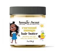 Boogie and Bean Crème ou pommade pour cheveux épais et bouclés pour enfants avec des boucles folles, des boucles, des plis et des tresses, fabriqué à partir d'huiles naturelles telles que le beurre de